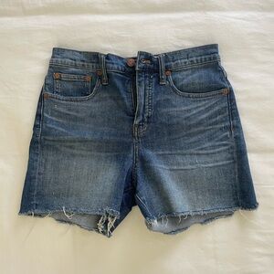 Madewell Jean Shorts High Rise